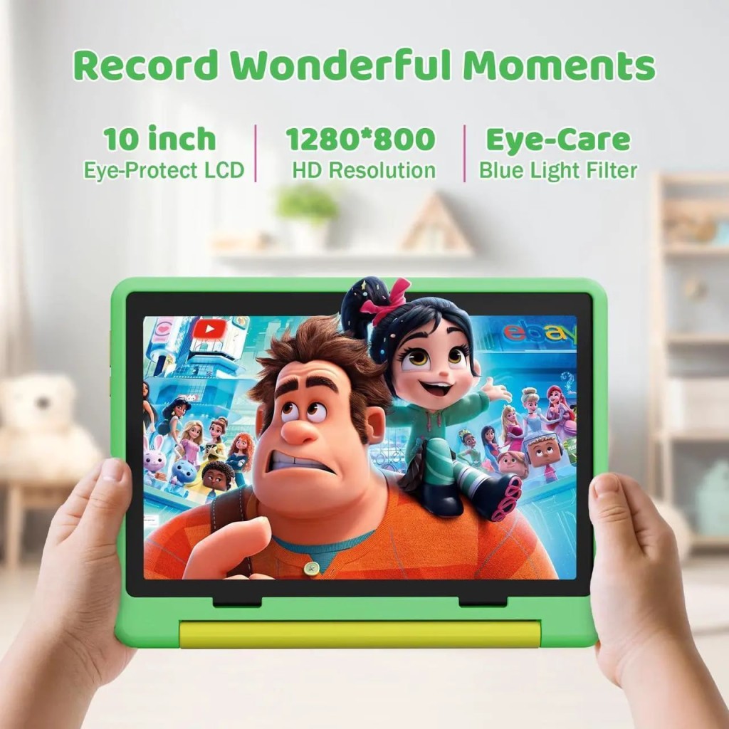 Kids Tablet,Android 15 Tablet with HD Display,10.1 inch,Parental